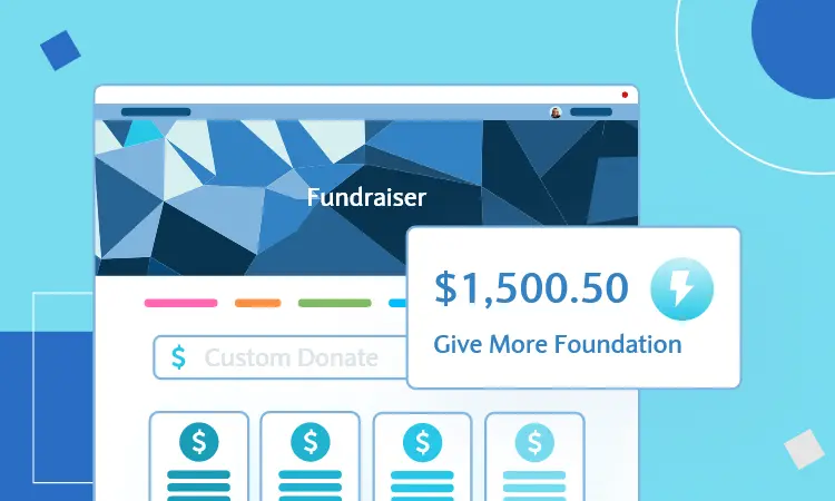 Nonprofit fundraiser website