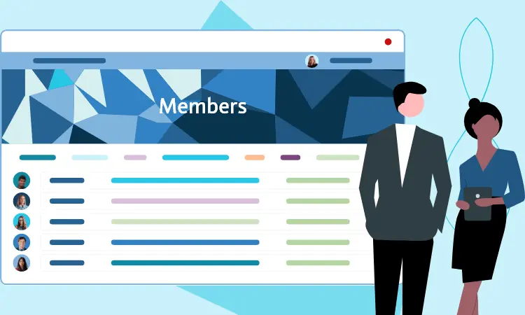 Chamber of commerce organizing their members